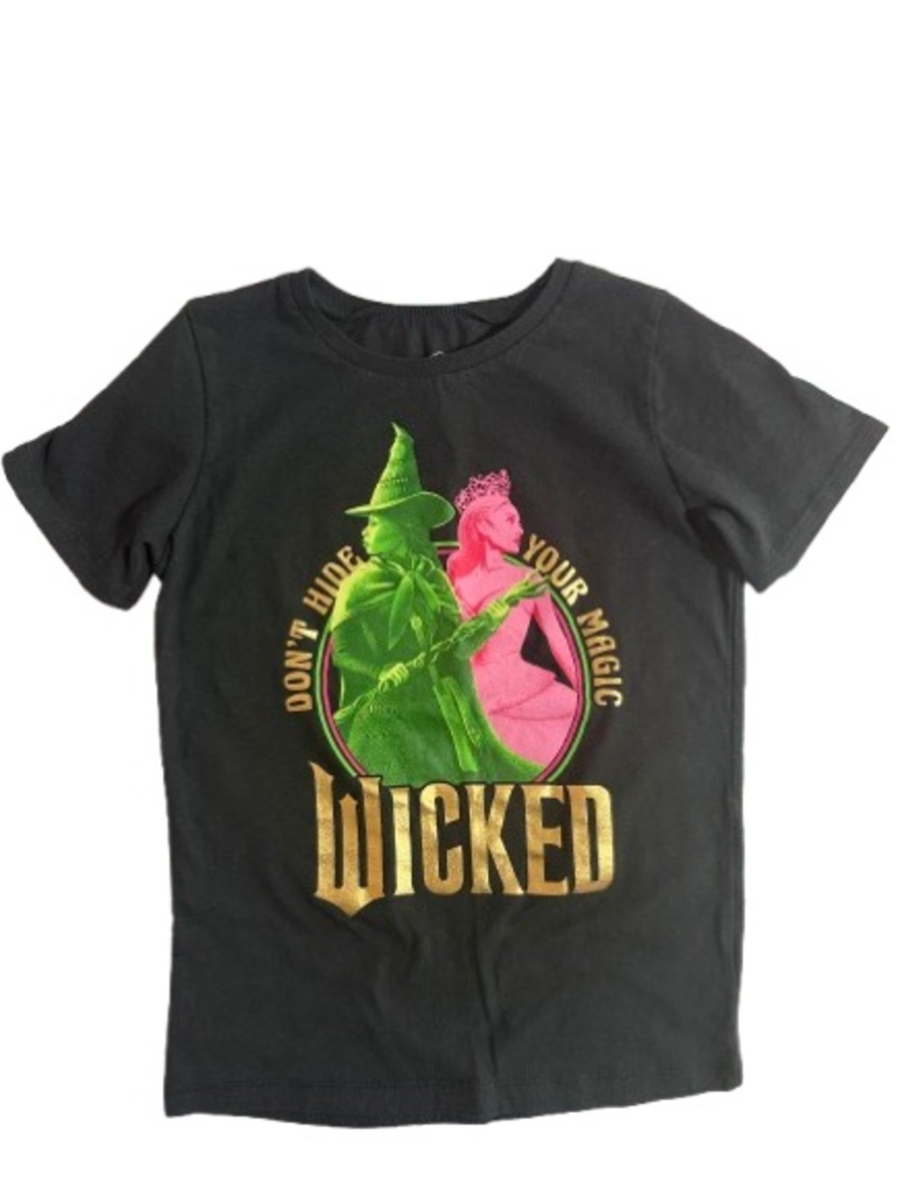 Wicked Glow in the Dark ‘Don’t Hide Your Magic!’ Kids Graphic T-Shirt
Size 10
